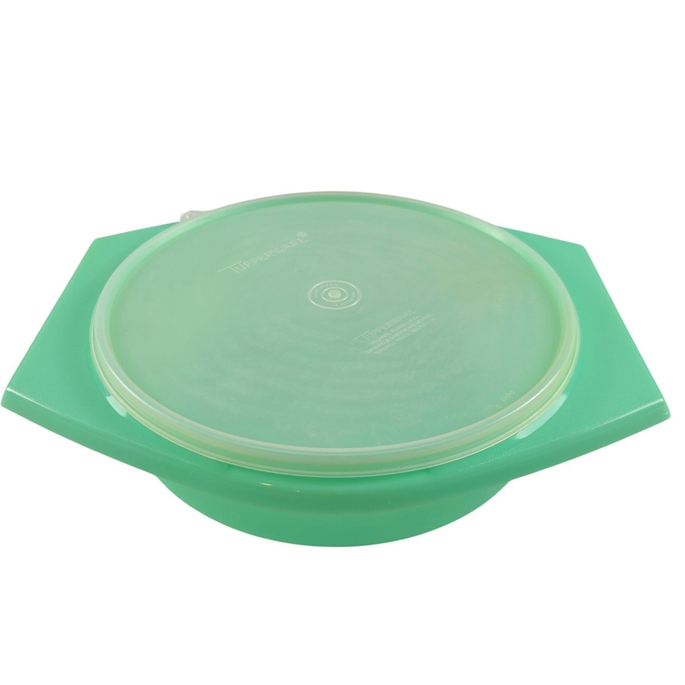 Vintage Tupperware Jade Storage Serving Bowl 786-4 With Lid